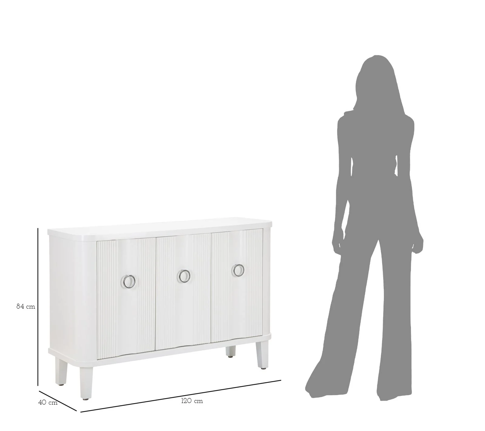 Mobile Elegante Shine 120x40x84 - Image 10
