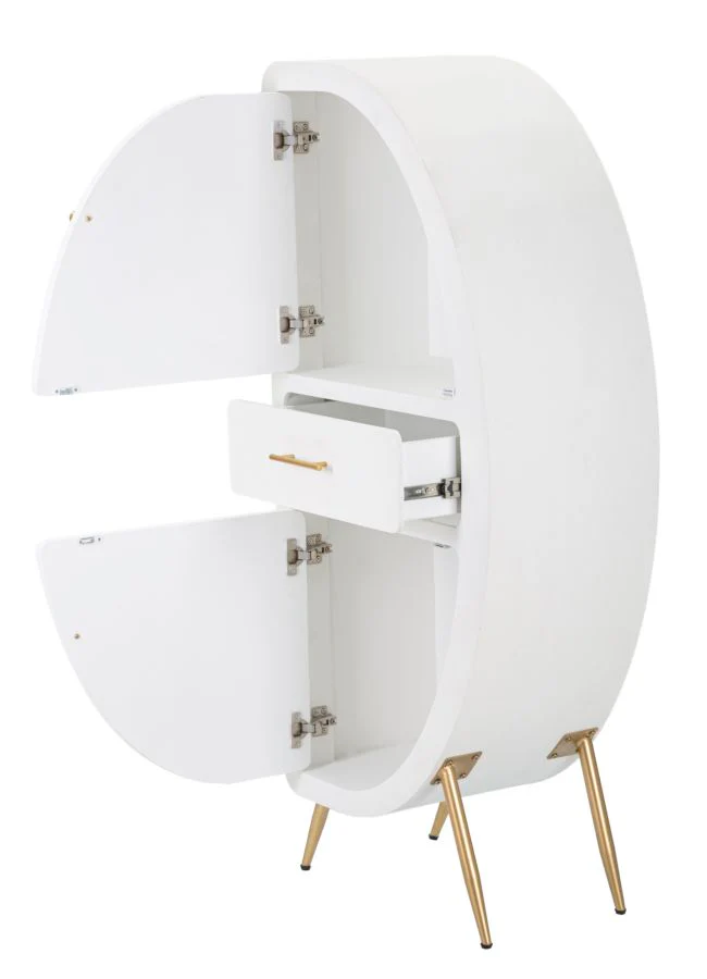 Mobiletto Venus 2 Ante con Design Retro cm 60x32x133 - Image 3