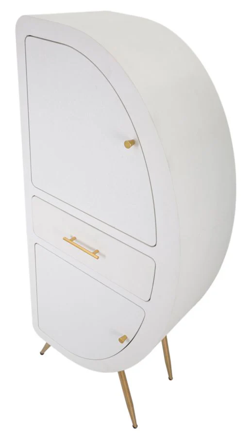 Mobiletto Venus 2 Ante con Design Retro cm 60x32x133 - Image 5
