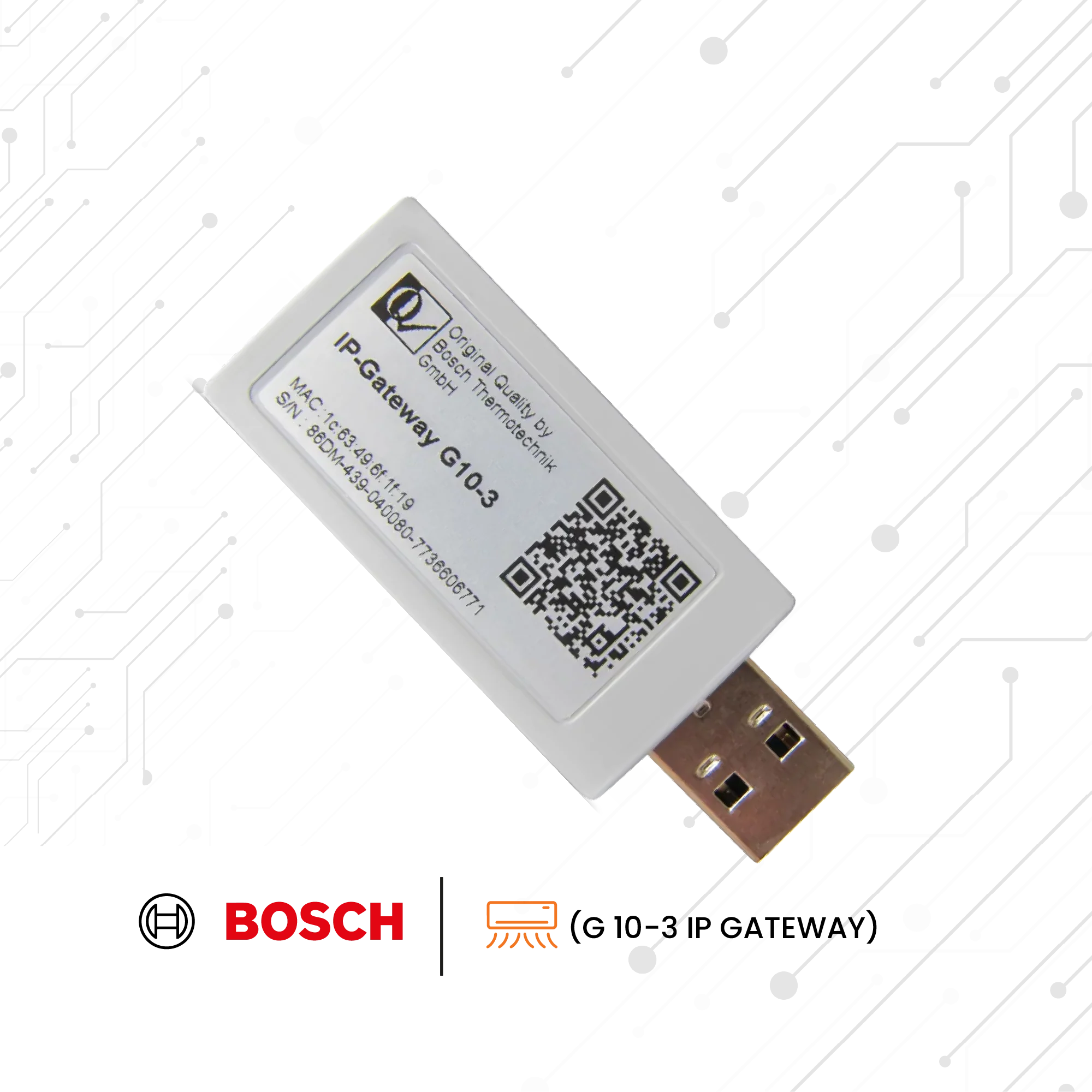 Modulo WiFi per Climatizzatori Bosch Console (IP-GATEWAY G 10-3)