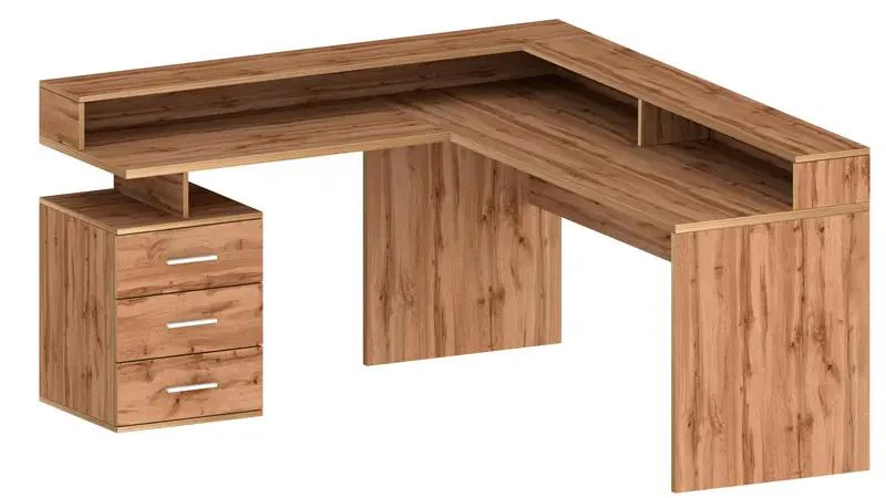 Scrivania New Selina ad angolo con sopralzo moderna e funzionale - Image 20
