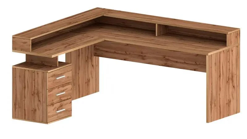 Scrivania New Selina ad angolo con sopralzo moderna e funzionale - Image 22
