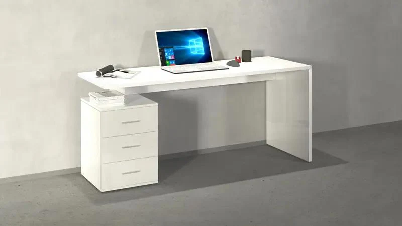 Scrivania New Selina da 160 cm in Legno con 3 cassetti - design moderno - Image 3