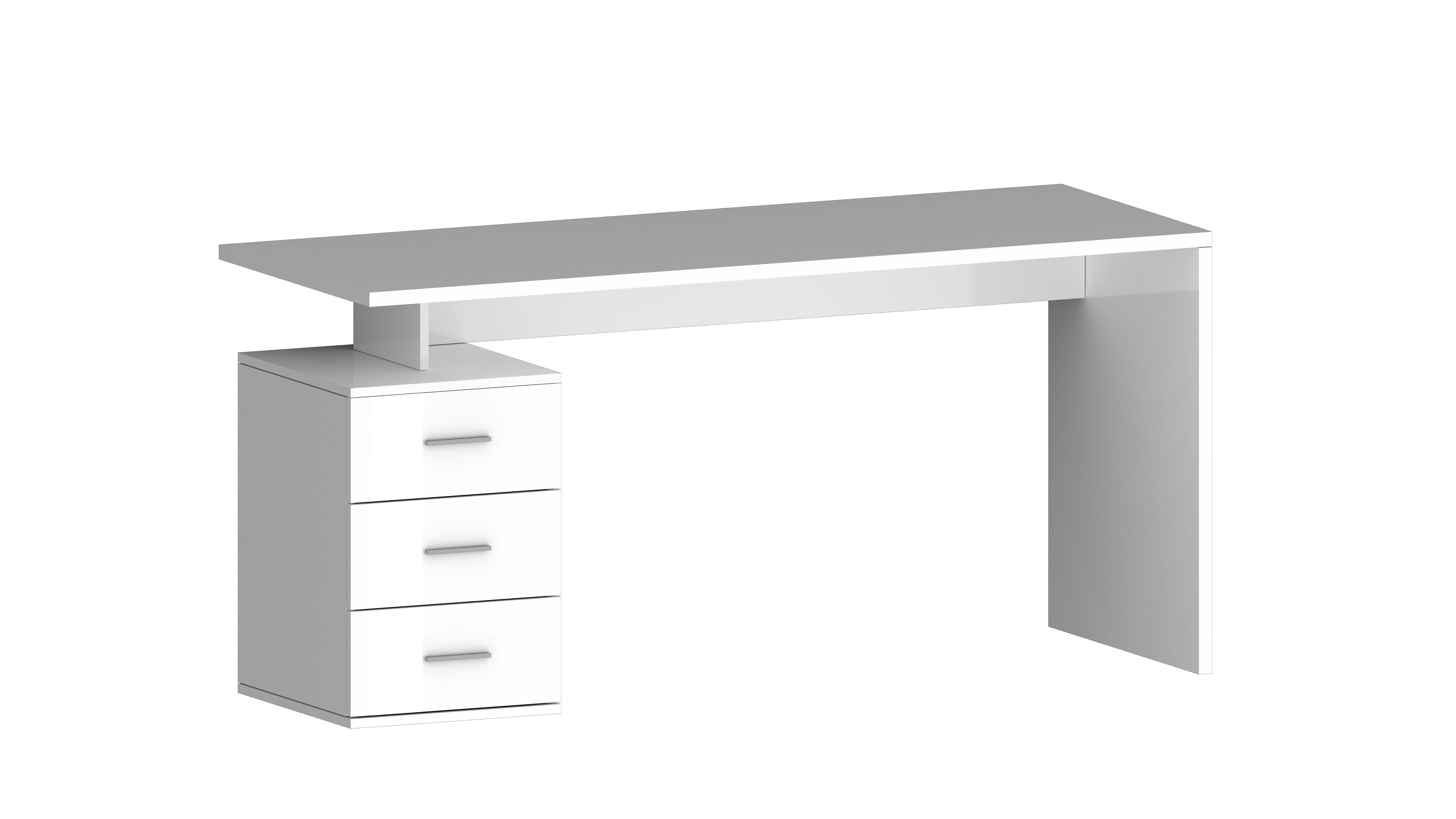 Scrivania New Selina da 160 cm in Legno con 3 cassetti - design moderno - Image 5