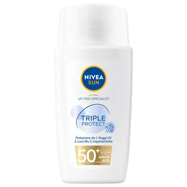 NIVEA SUN TRIPLE PROTECT CON ACIDO IALURONICO SPF 50+ 40 ML - Image 3