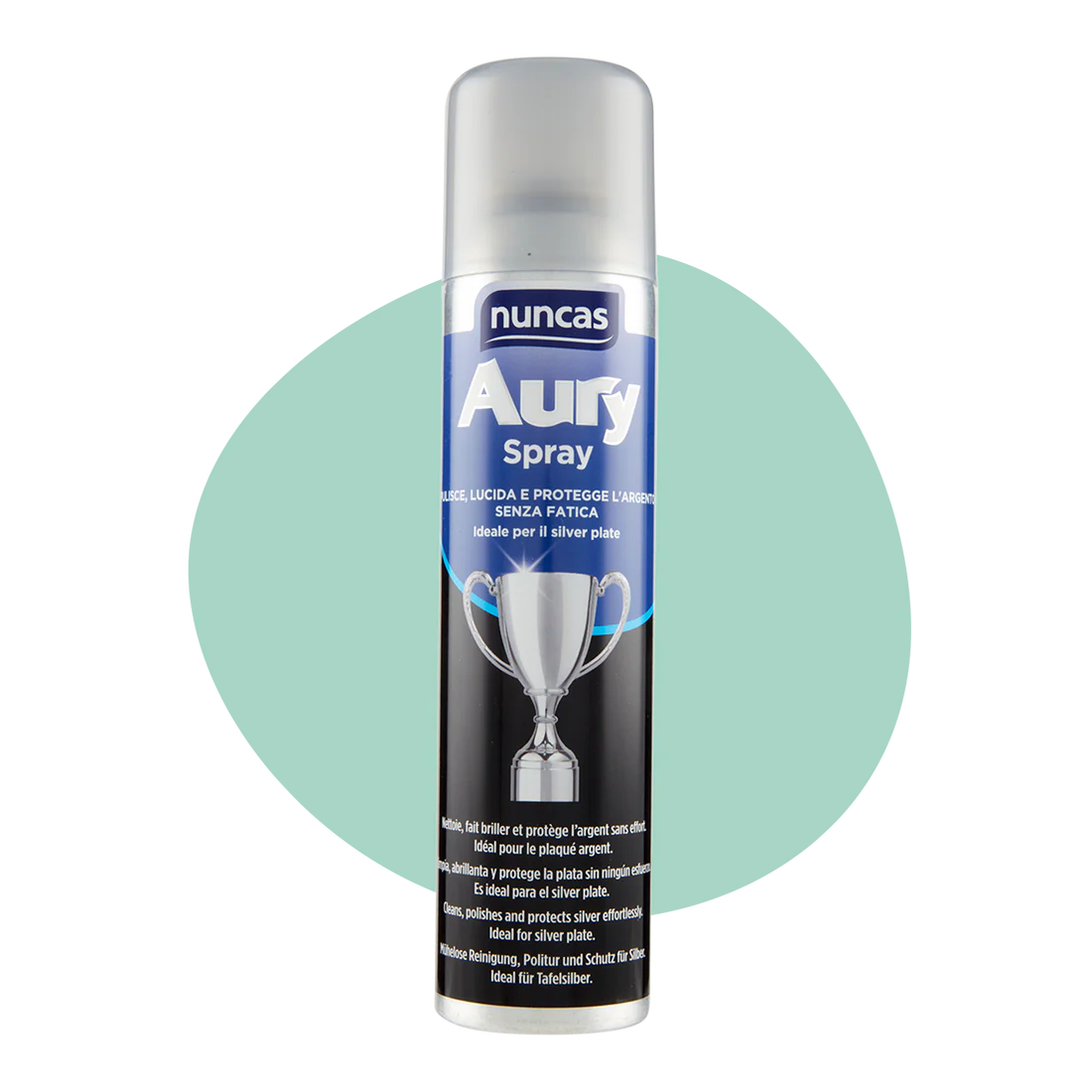 Nuncas aury spray detergente argento - 250ml
