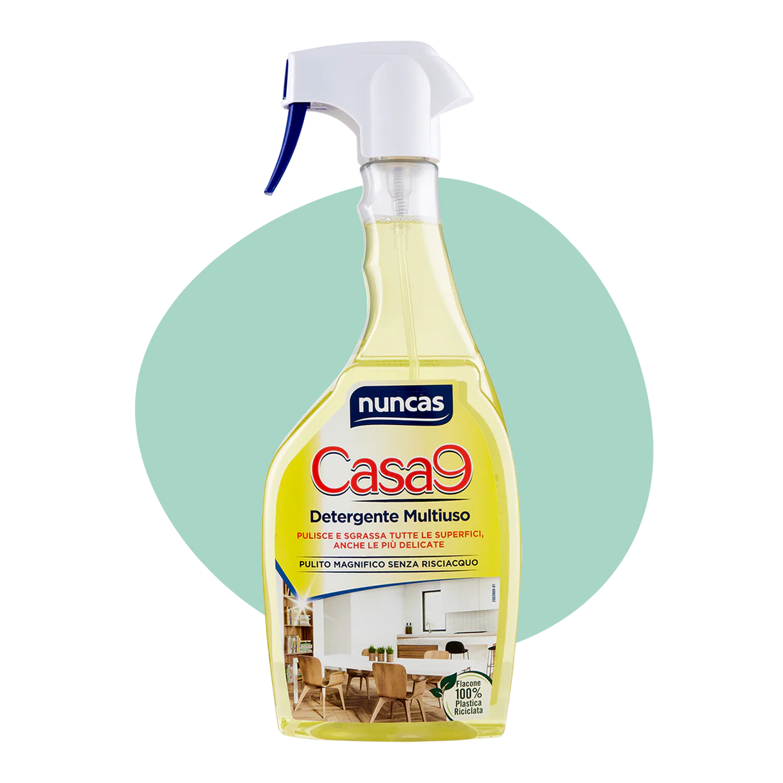 Nuncas casa9 detergente spray multiuso - 750ml