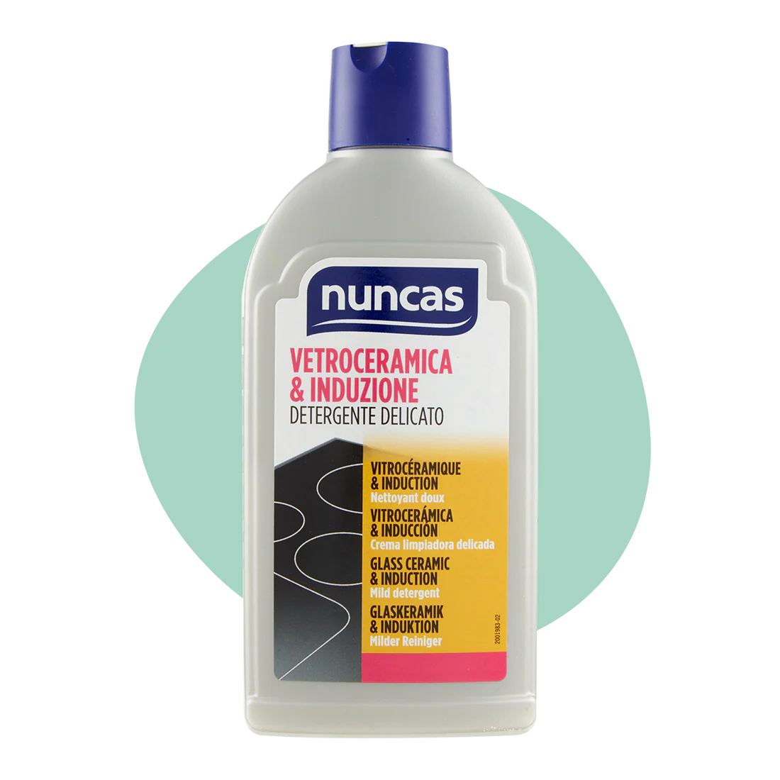 Nuncas cura elettrodomestici detergente vetroceramica e induzione - 250ml