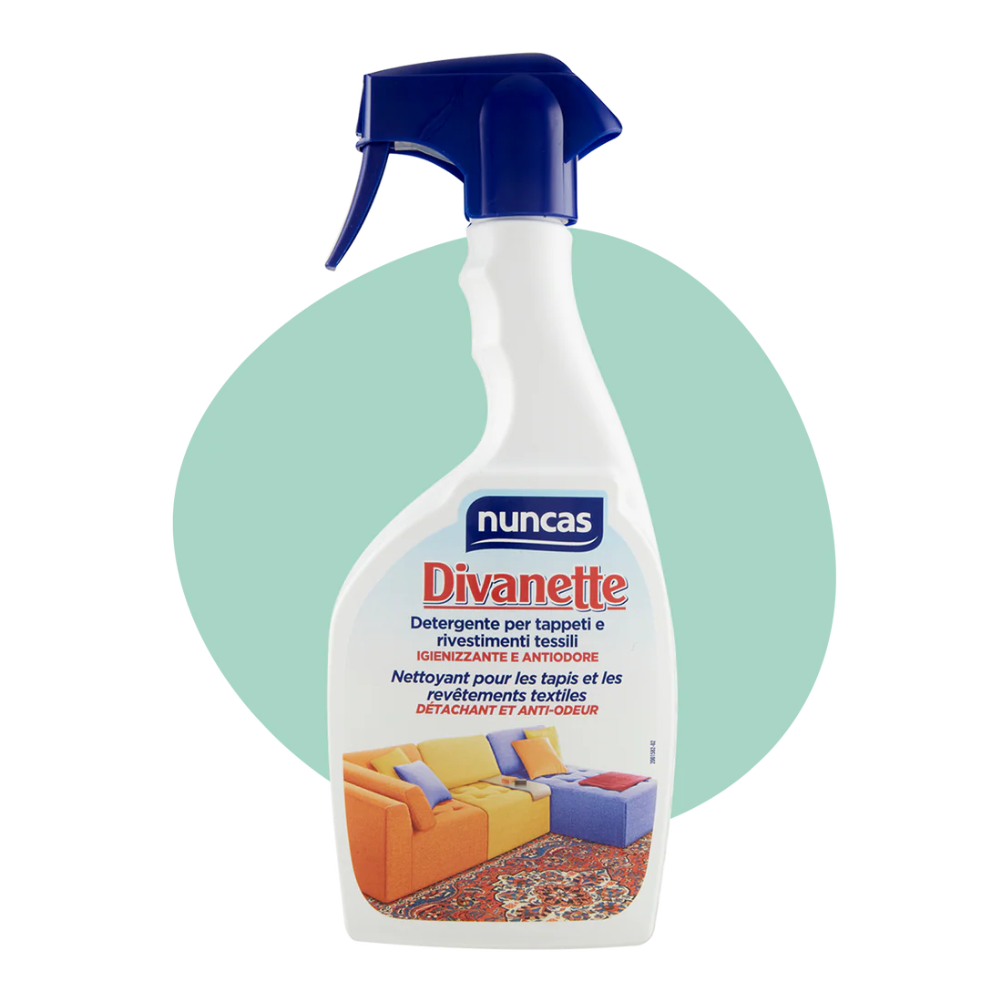 Nuncas divanette detergente tappeti e rivestimenti tessili - 500ml