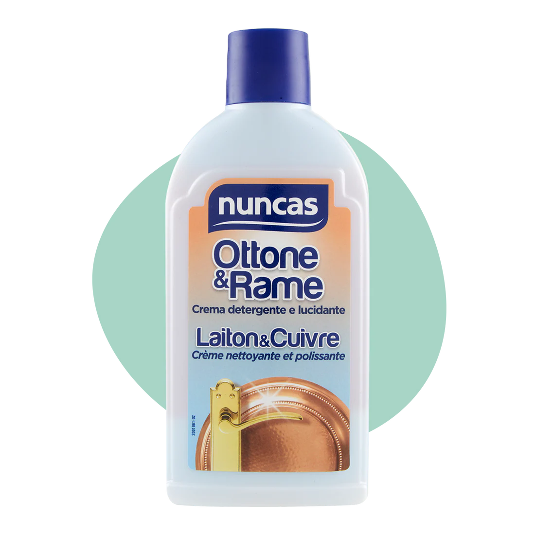 Nuncas ottone e rame crema detergente e lucidante - 250ml