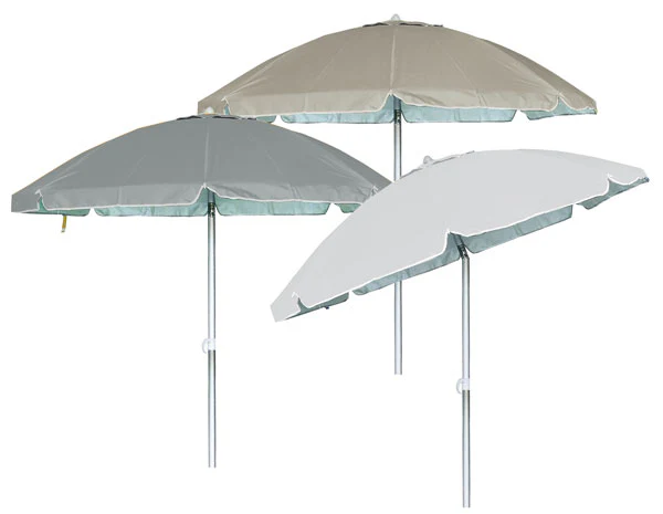 Ombrellone Mare Ø 240 cm - Palo Alluminio, Antivento, Protezione UV