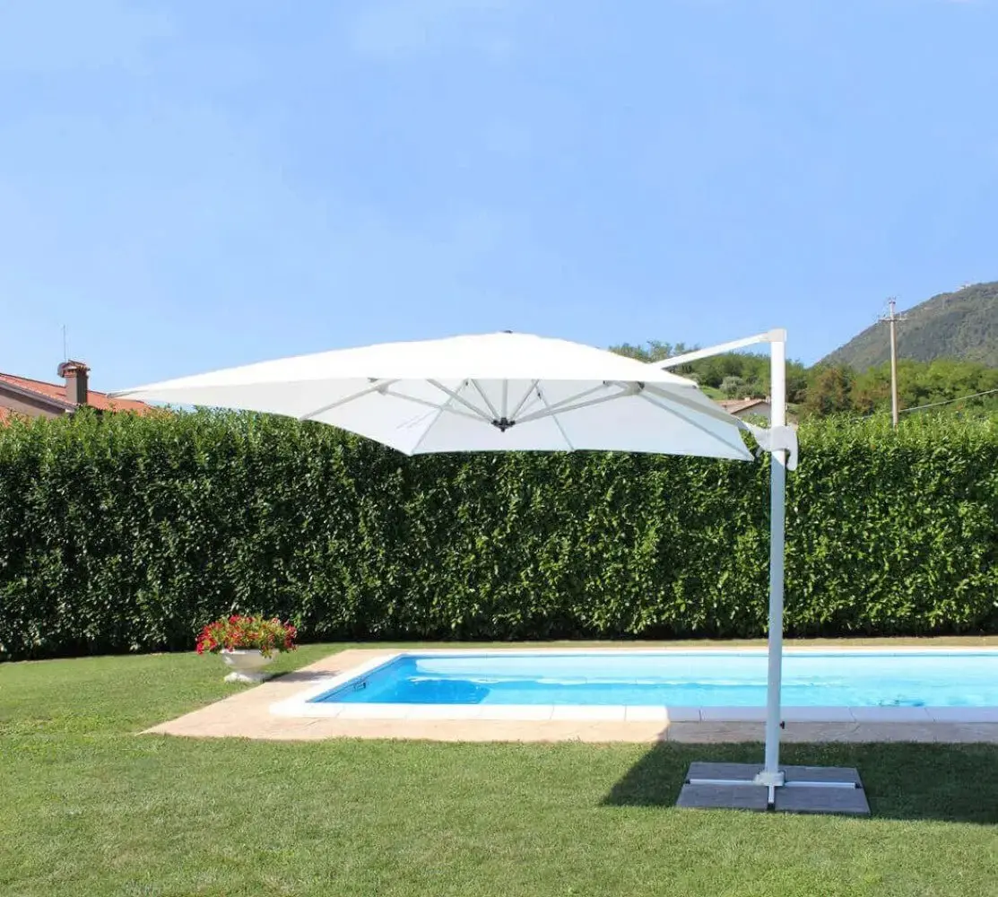Ombrellone Saturno Bianco P/L 3 x 4 - Dimensioni: m 3 x 4 - Image 7