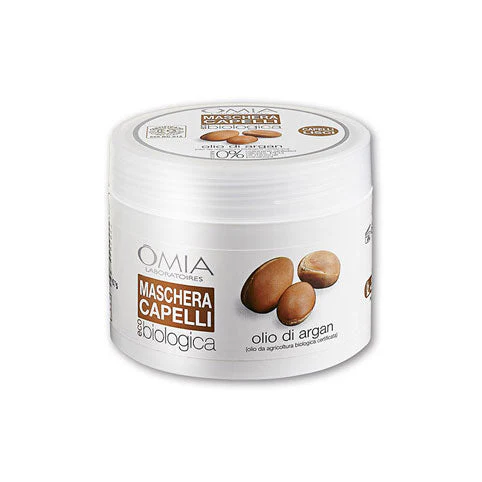 OMIA MASCHERA CAPELLI RISTRUTTURANTE CAPELLI LISCI OLIO DI ARGAN