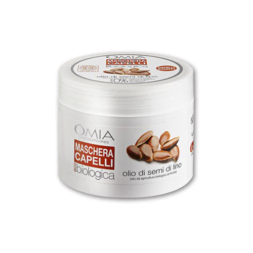 OMIA MASCHERA CAPELLI RISTRUTTURANTE OLIO DI SEMI DI LINO 250 ML