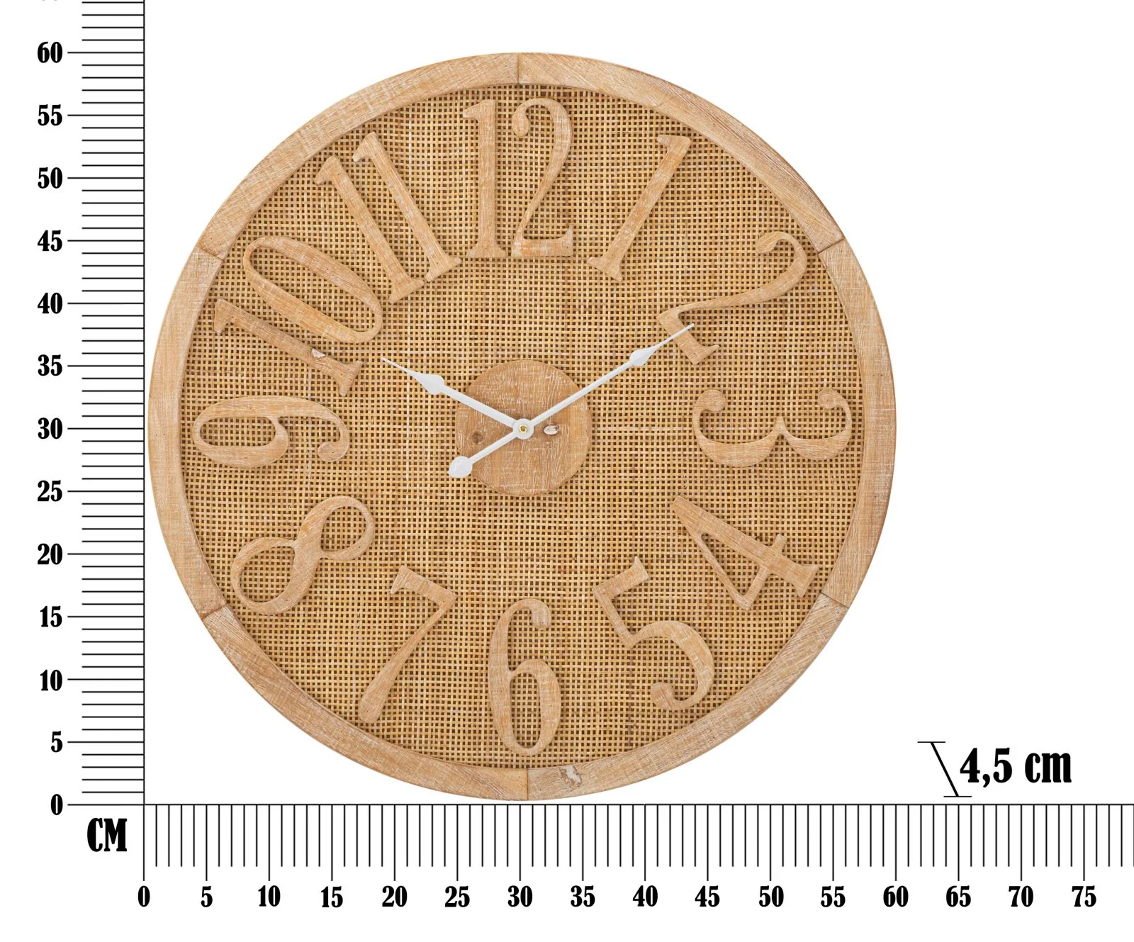 Orologio da muro boho chic cm ø 60x4,5 - Image 3