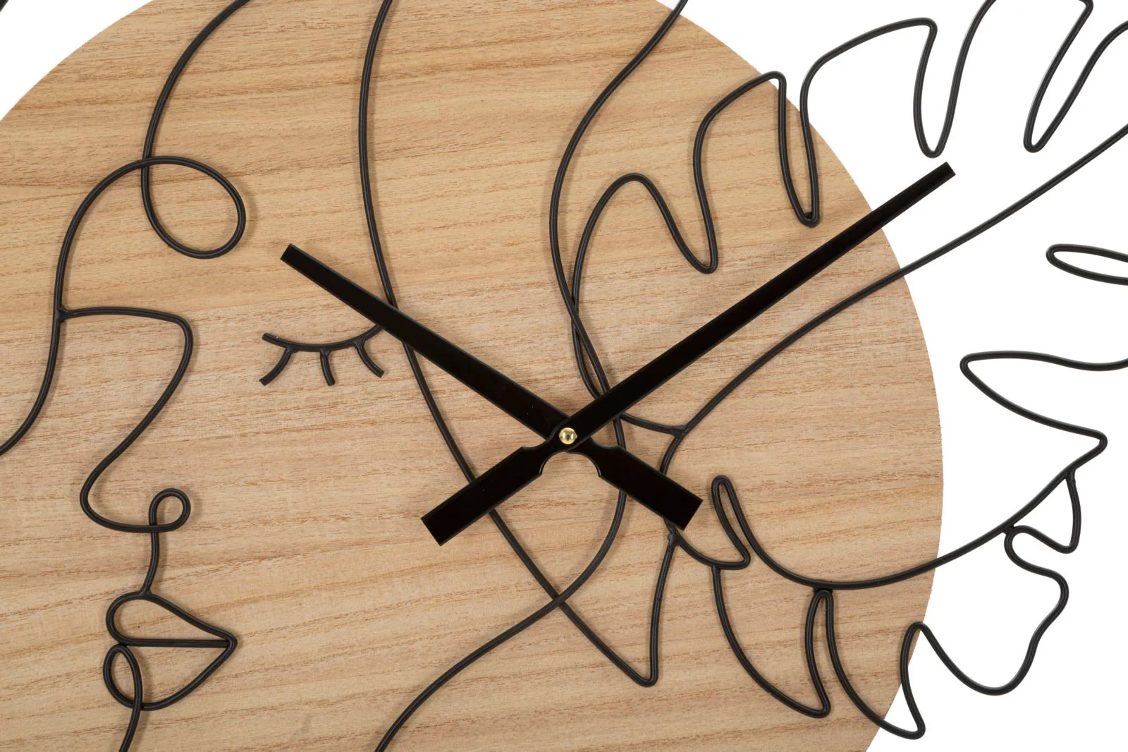 Orologio da muro elegante in metallo e legno - ø 60 cm - Image 2