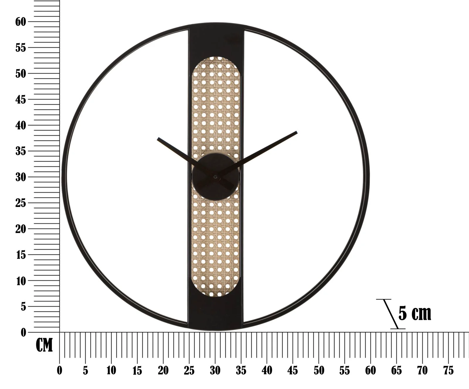 Orologio da Muro Elegante Ribby Ø 60 cm - Image 2