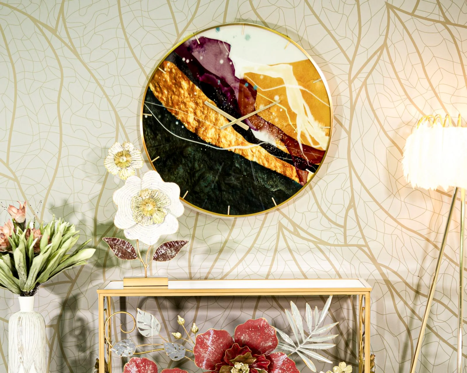 Orologio da Parete Elegante Glass Mity Ø 80 cm - Image 4