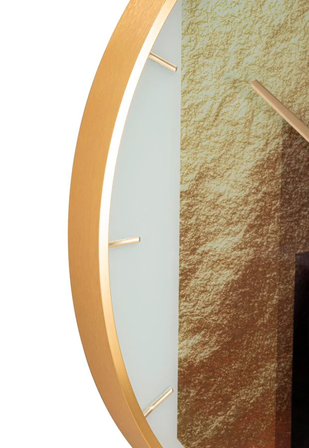 Orologio da Parete in Vetro con Motivo Elegante Ø 60 cm - Image 3