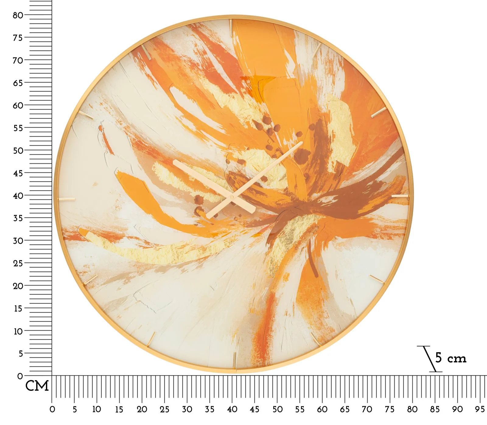 Orologio da Parete Elegante Glass Toply Ø 80 cm - Image 3
