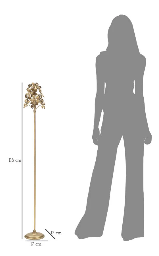 Portacandele Flowy Elegante Ø 17 cm x 118 cm - Image 6
