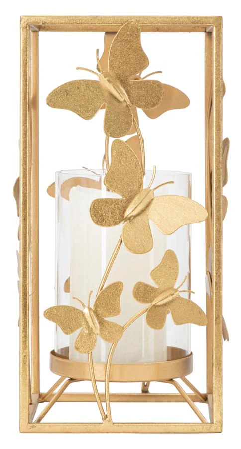 Portacandele Farfalla Glam 14x14x29 cm - Image 4