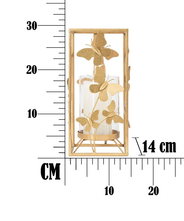 Portacandele Farfalla Glam 14x14x29 cm - Image 7
