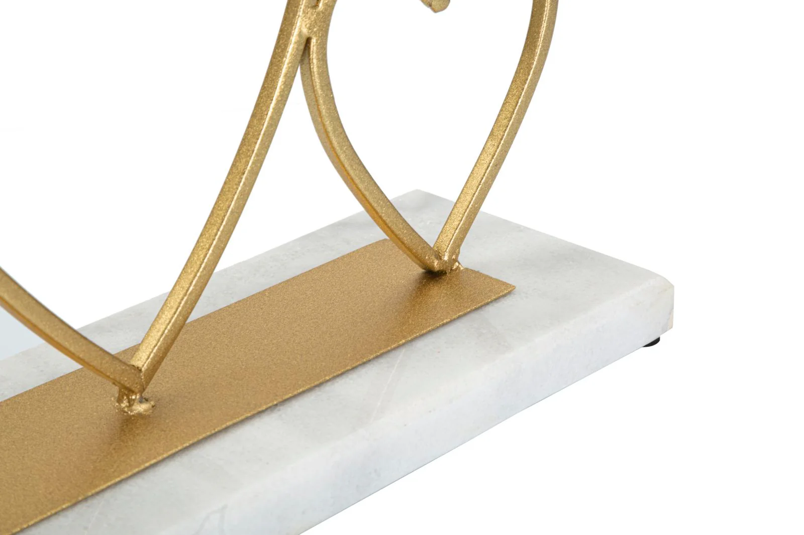 Portacandele in Metallo a Forma di Cuore 30x9x20 cm - Image 5