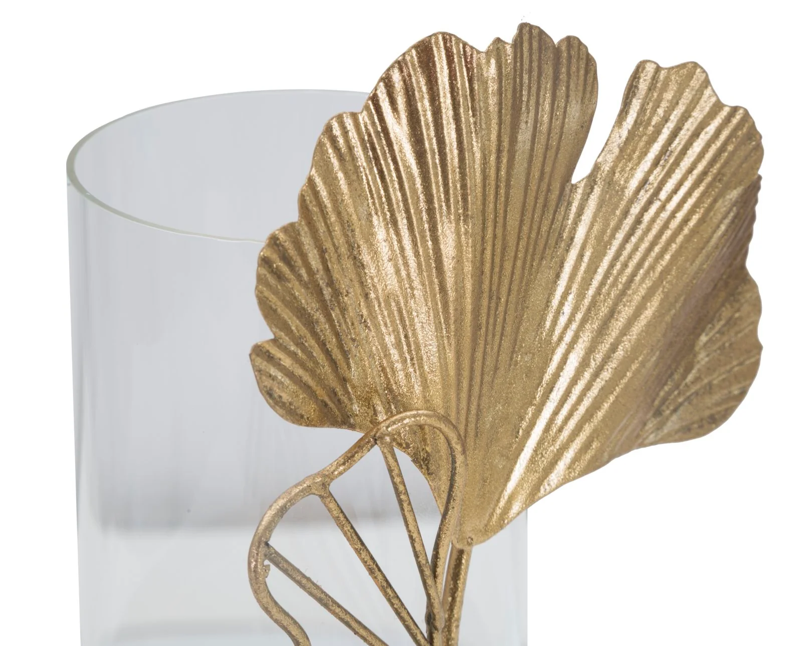 Portacandele Elegante P/cand Foglia 17x12x21 cm - Image 3