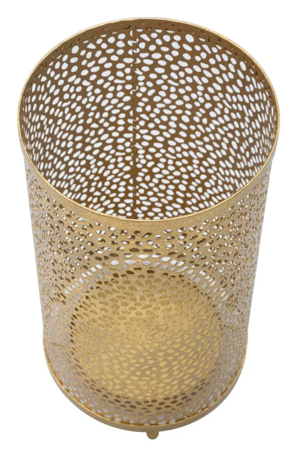 Portaombrelli Glamoro in Metallo Dorato Ø 24x43 cm - Image 2