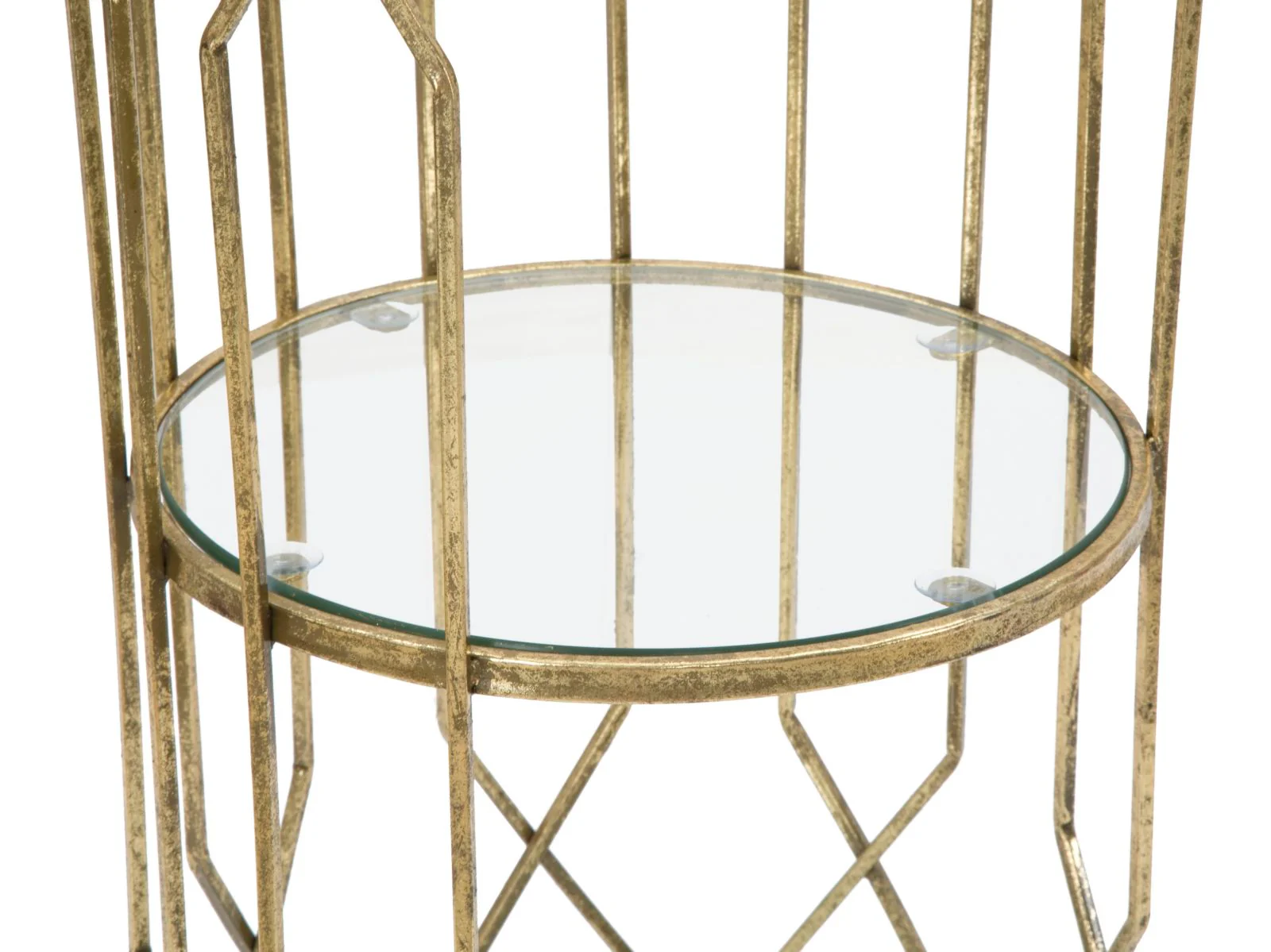 Tavolino Portatelefono Elegante Tunisi Doppio ø 35x71 cm - Image 4