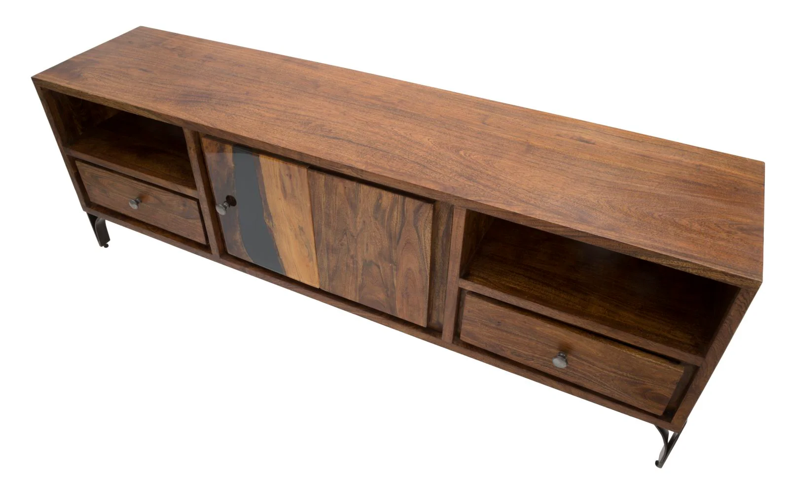 Mobile Porta TV Mustang in Acacia Nilotica 175x40x60 cm - Image 3