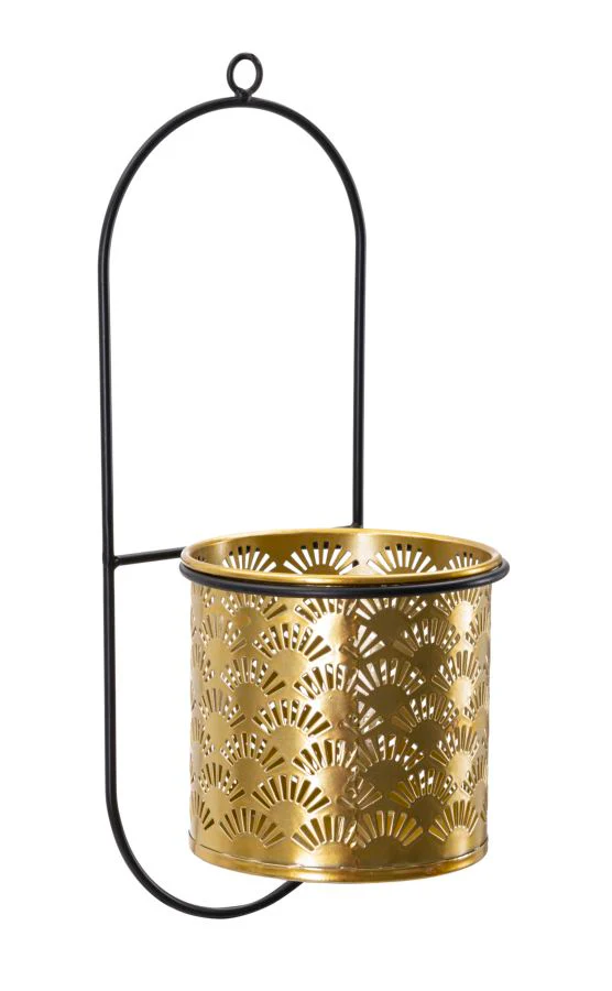 Portavasi da Parete Hong - Design Elegante e Funzionale 14x14x37 cm - Image 2