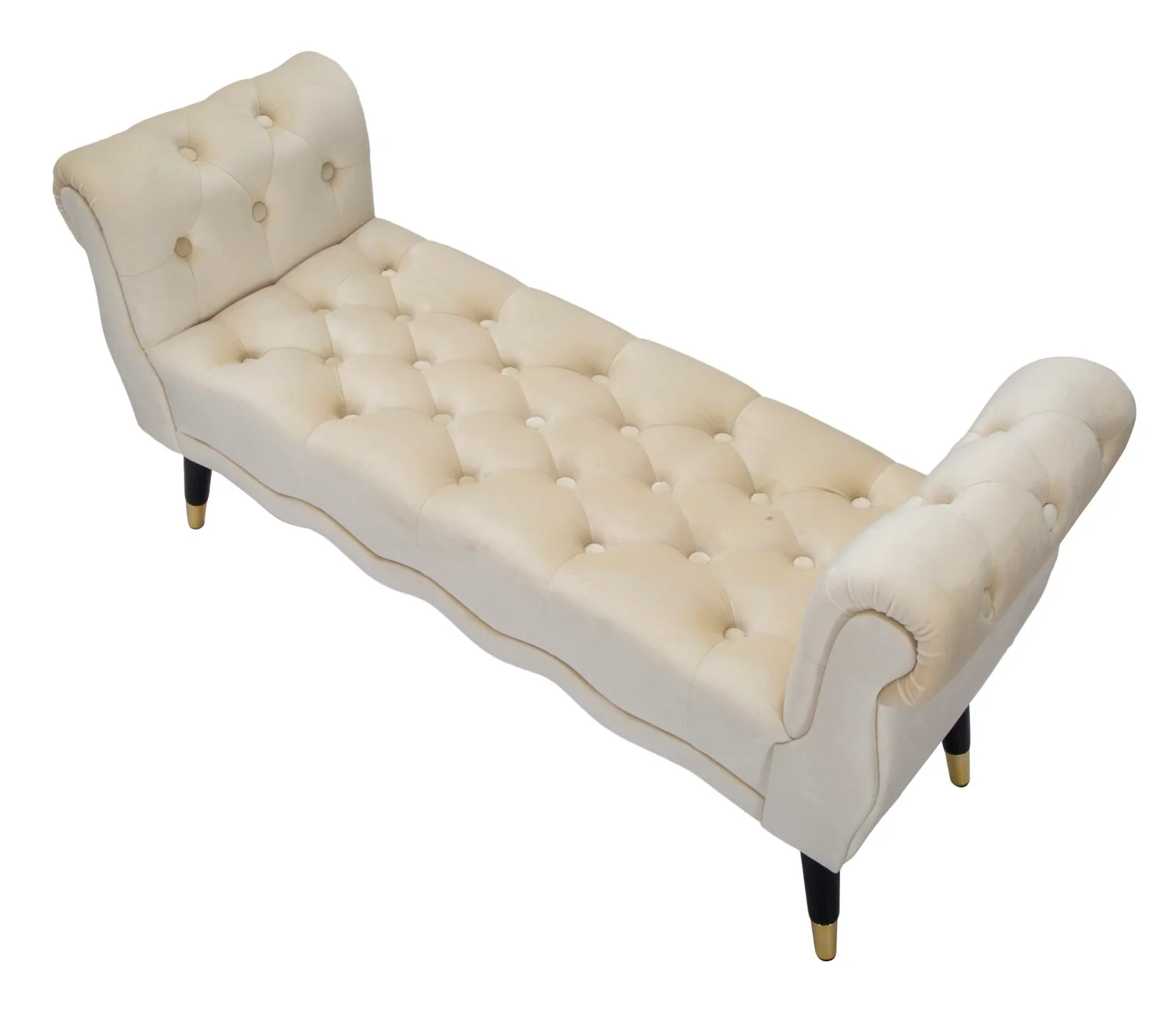 Panchetta Elegante Paris in Crema e Oro cm 120x40x60 - Image 4