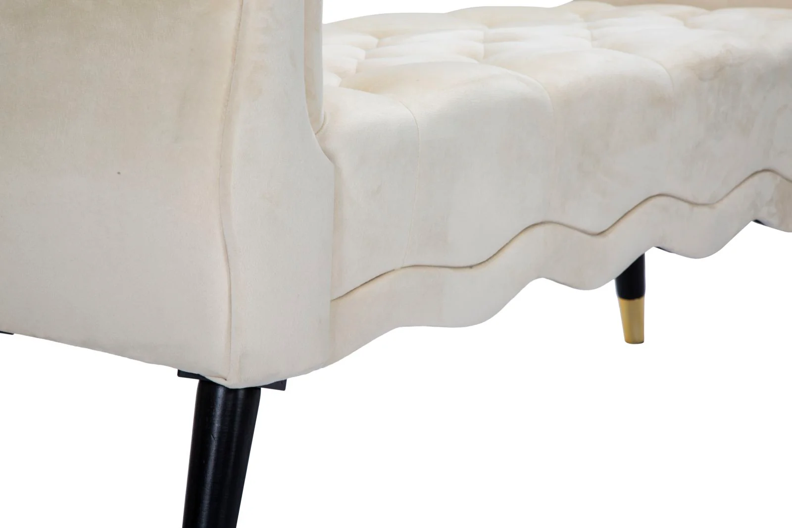 Panchetta Elegante Paris in Crema e Oro cm 120x40x60 - Image 6