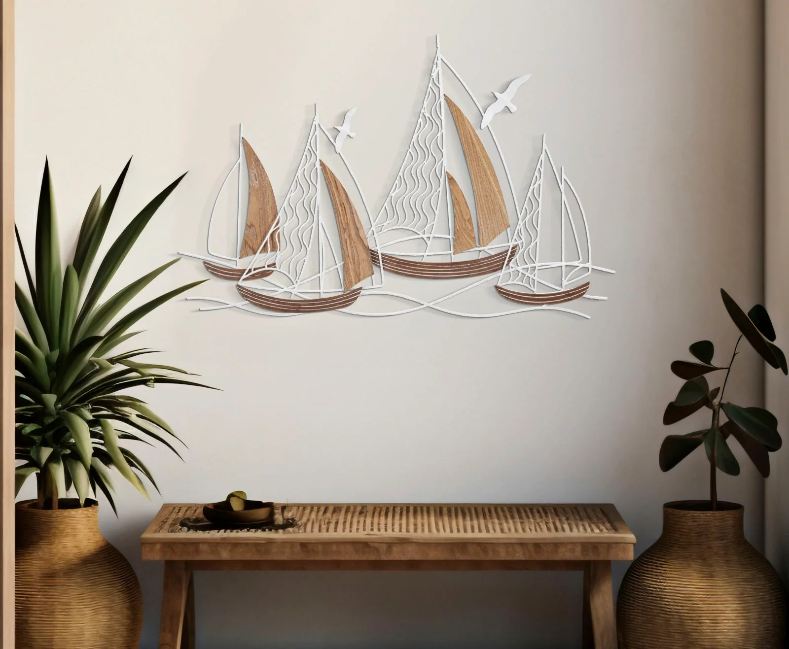 Pannello Decorativo 3D Mare e Vela cm 89,5x3,8x57,8 - Image 5