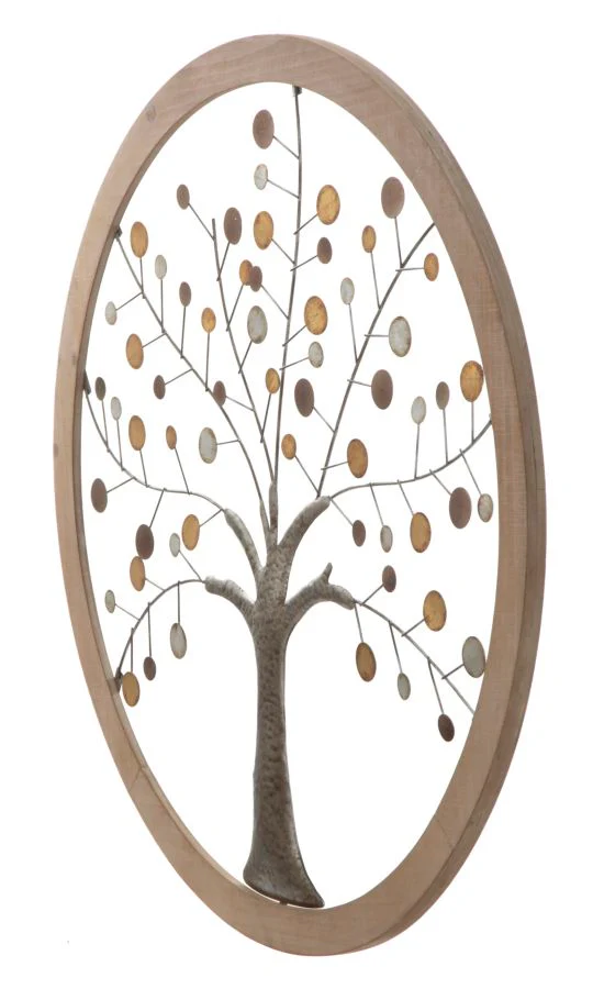 Pannello Decorativo Albero della Vita - Specchio Ø 80x2 cm - Image 2