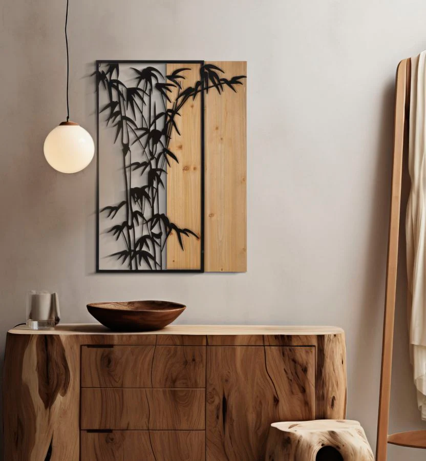 Pannello Decorativo in Bamboo 3D - 58x2x80 cm - Image 5