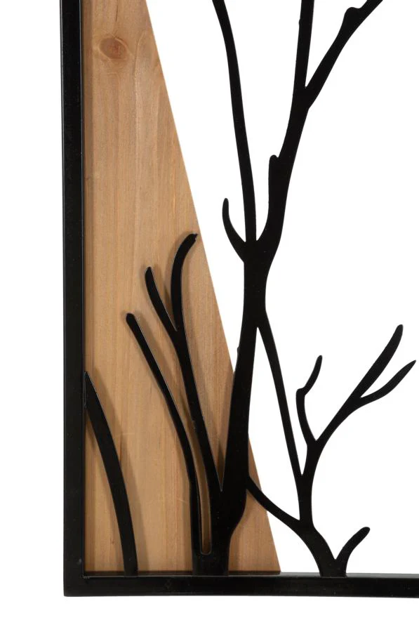 Set di Pannelli Decorativi 3D in Ferro e Legno - 4pz 50x2x200 cm - Image 4