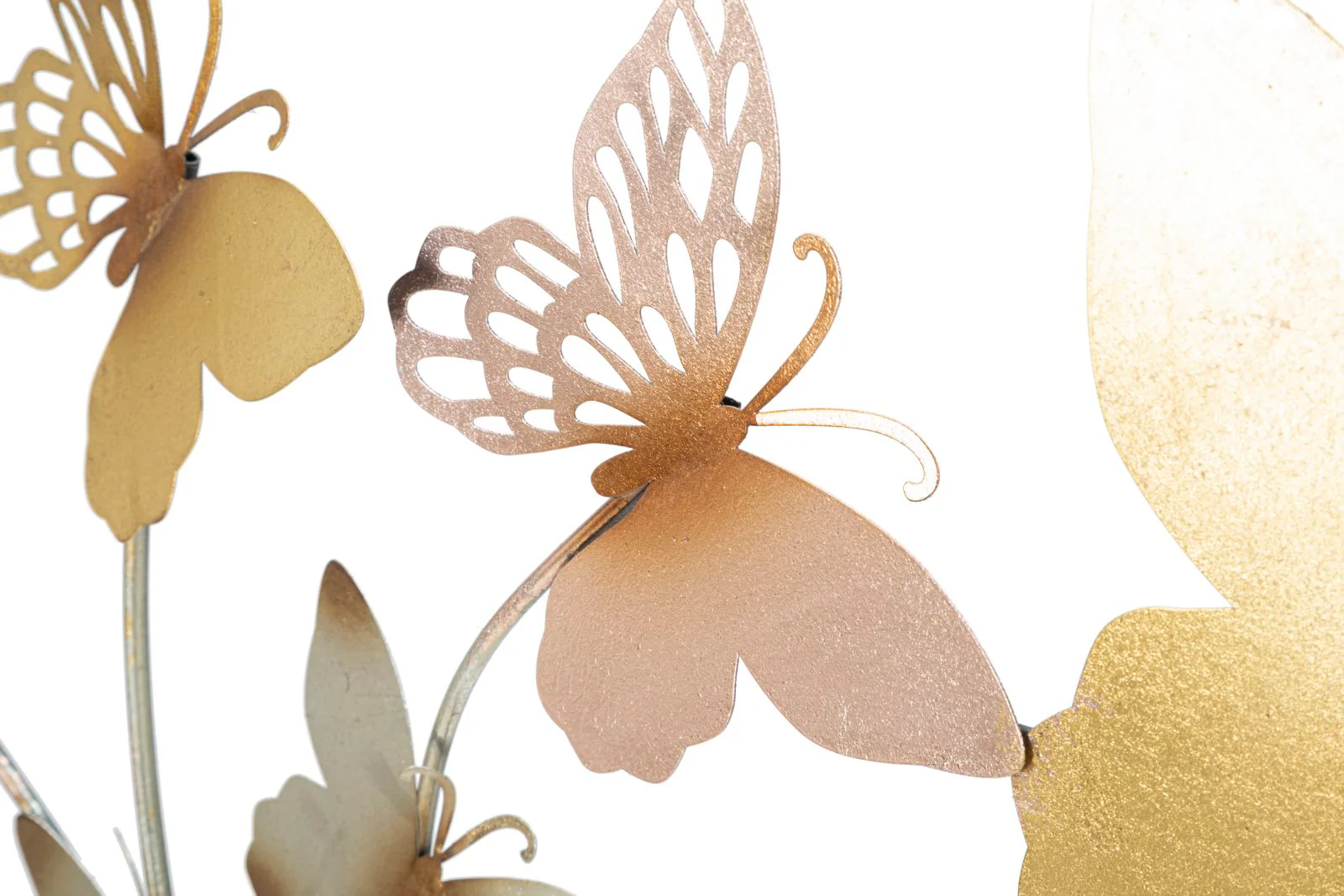 Pannello decorativo 3D Farfalle Oro/Rosa cm 132x3,5x95,5 - Image 3