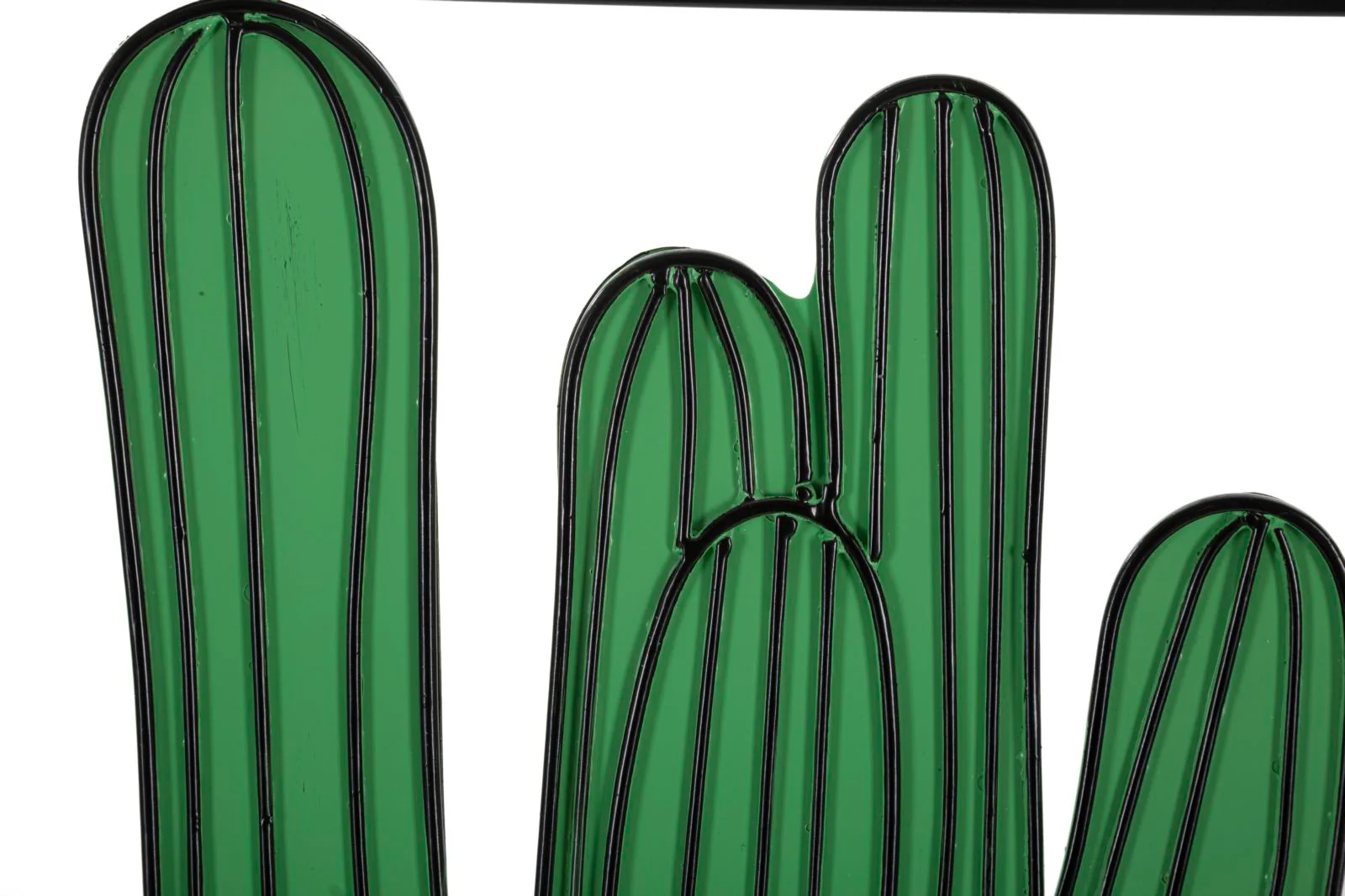 Pannello decorativo 3D murale cactus in metallo cm 60x1,3x33 - Image 4