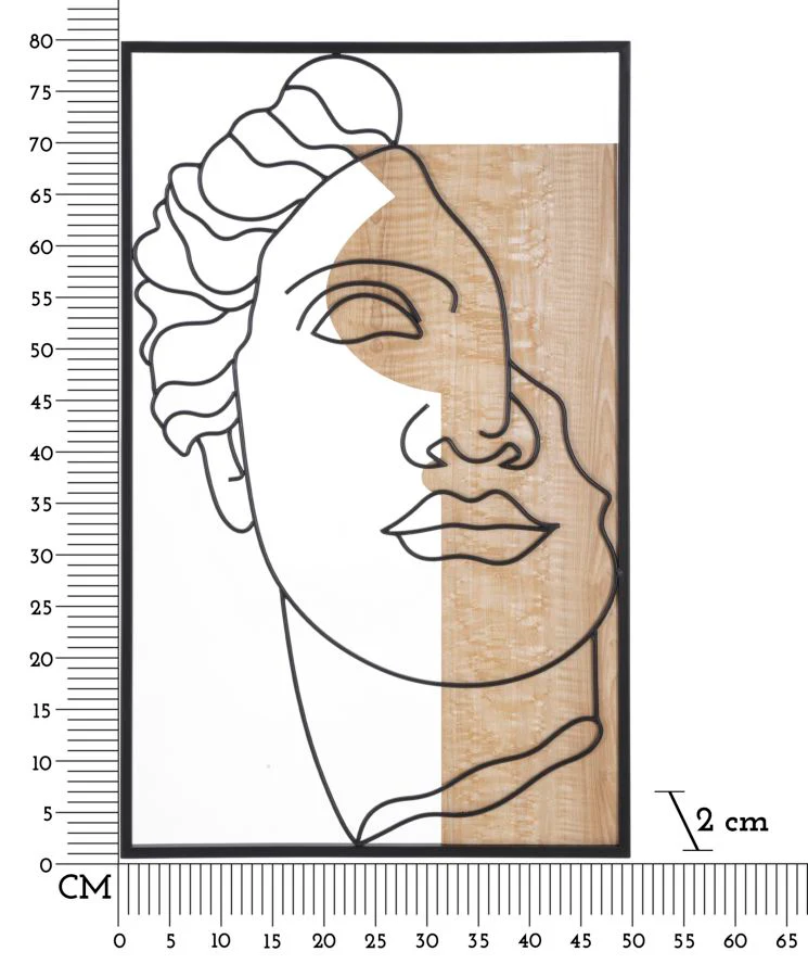 Pannello Decorativo 3D David - cm 50x2x80 - Image 6