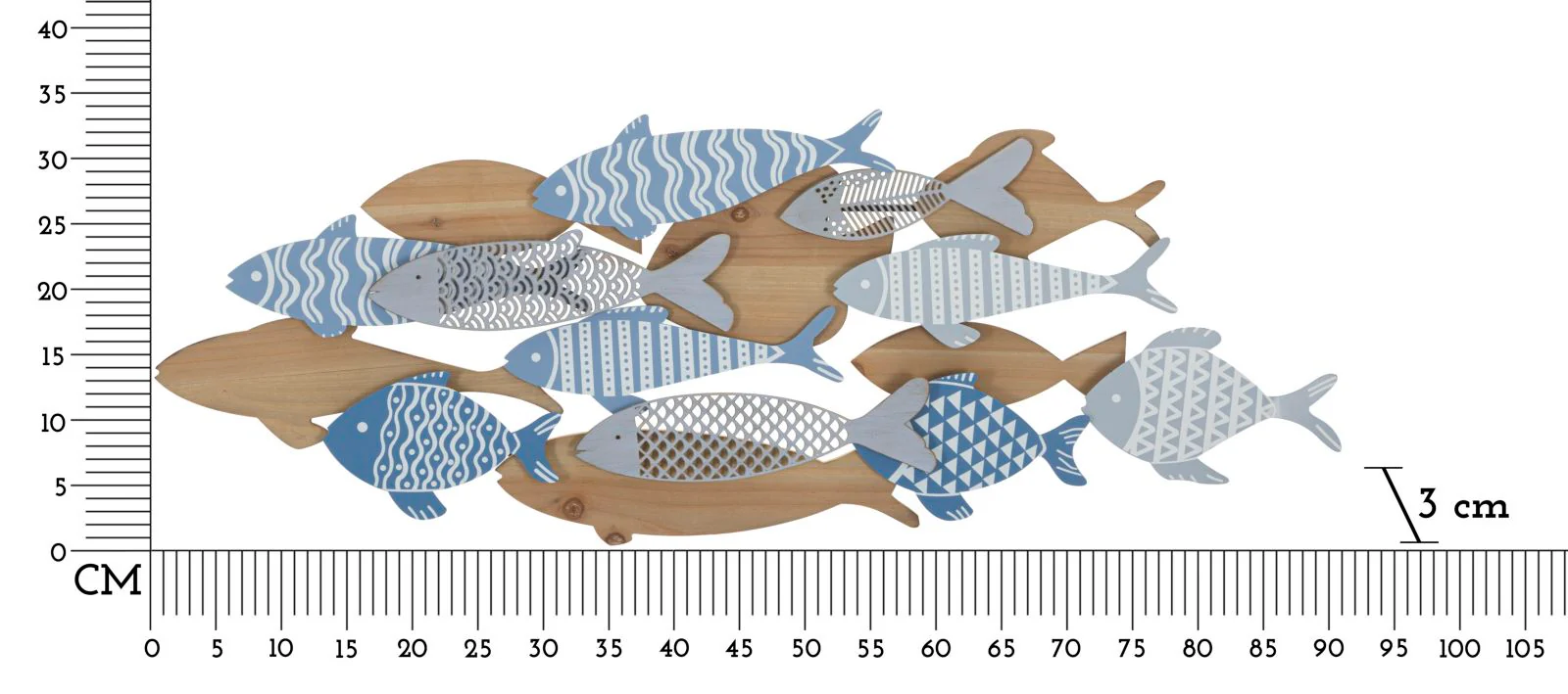 Pannello Decorativo Marinario 3D cm 91x3x33,5 - Image 6