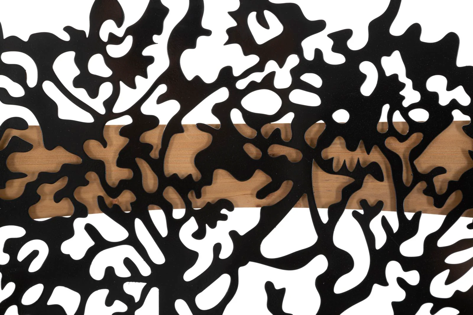 Set di Pannelli Decorativi 3D in Ferro e Legno - Albero Maestoso per Muri 176x2x90 cm - Image 3