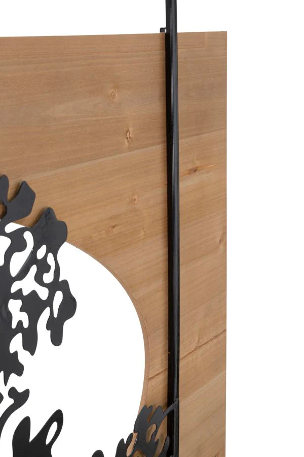 Set di Pannelli Decorativi 3D in Ferro e Legno - Albero Maestoso per Muri 176x2x90 cm - Image 4