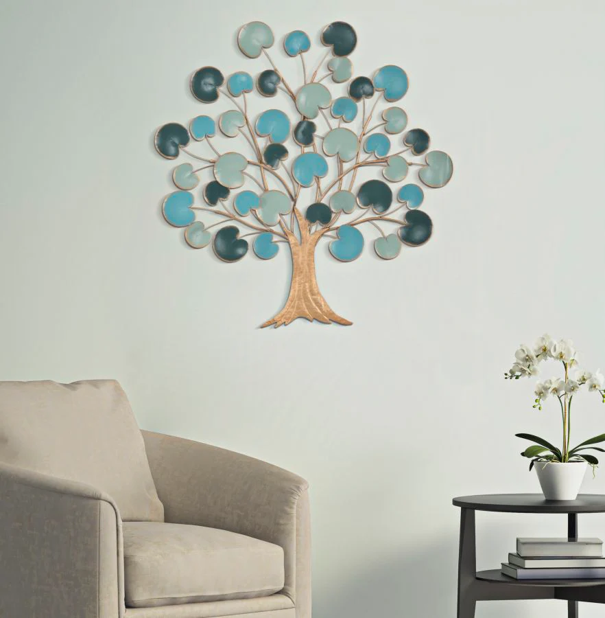 Pannello Decorativo in Ferro a Forma di Albero - Dimensioni 89x2,5x90 cm - Image 10