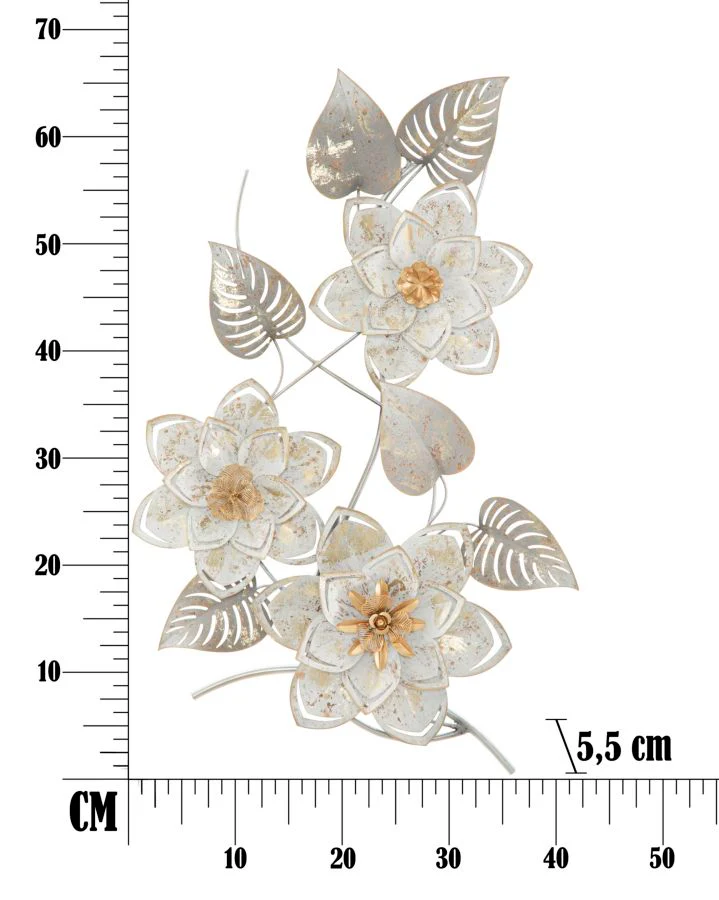 Pannello Decorativo in Metallo Artic 39x5,5x67,5 cm - Image 6