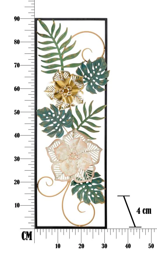 Pannello Decorativo in Ferro Campur - 31x4x90 cm - Image 6