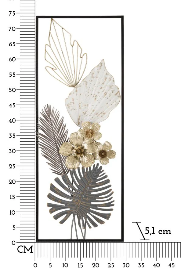 Pannello Decorativo in Ferro Elegante cm 28,6x5,1x74,3 - Image 6