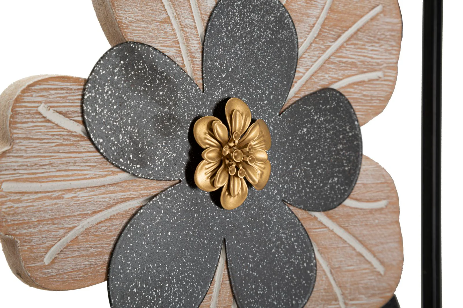 Pannello Decorativo in Ferro e Legno Divaker - 27x2,5x70 cm - Image 3